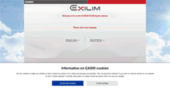 Desktop Screenshot of fr.exilim.eu