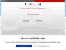 Tablet Screenshot of exilim.eu