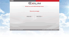 Desktop Screenshot of cz.exilim.eu