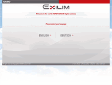 Tablet Screenshot of cz.exilim.eu